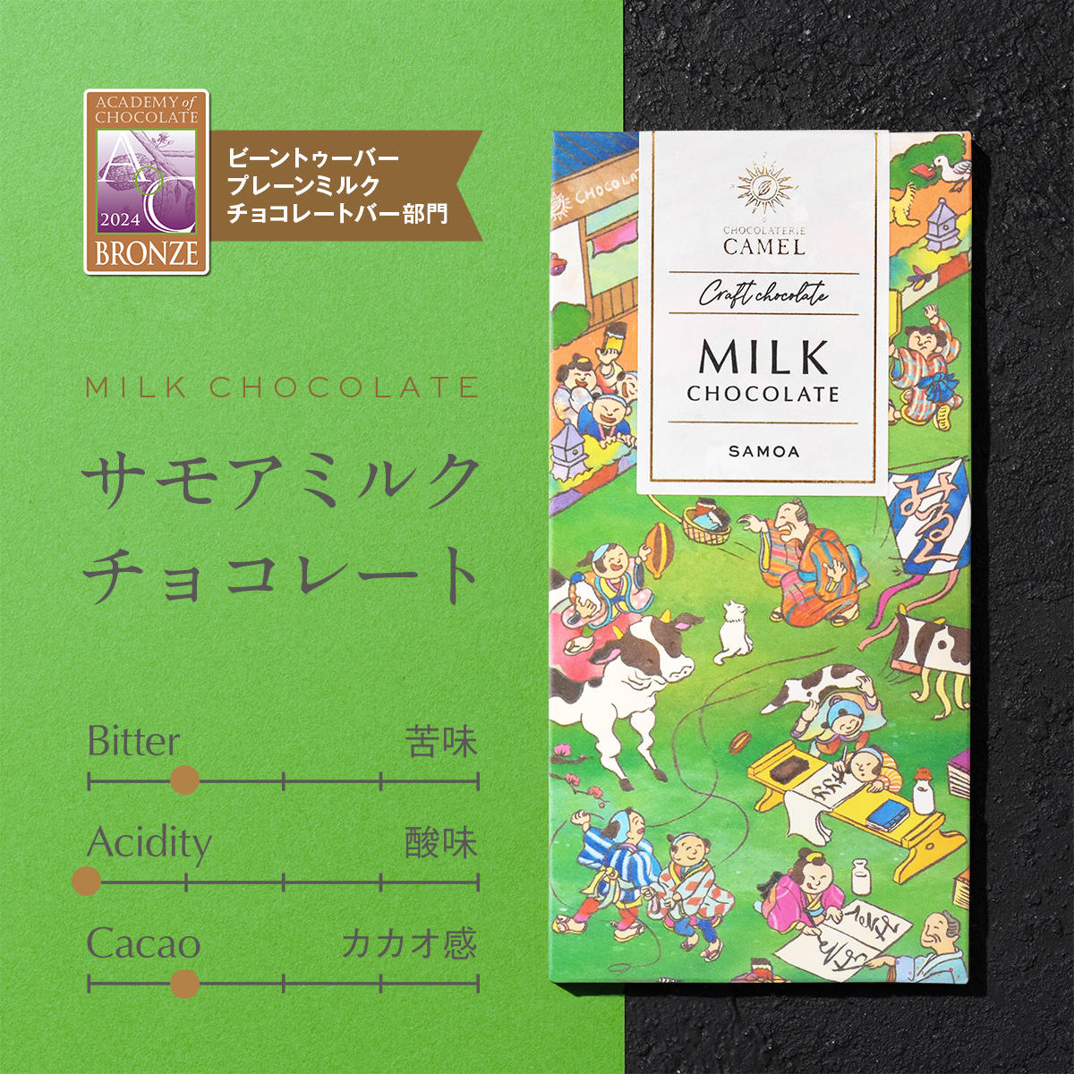 ショコラトリーキャメル サモア ミルクチョコレート